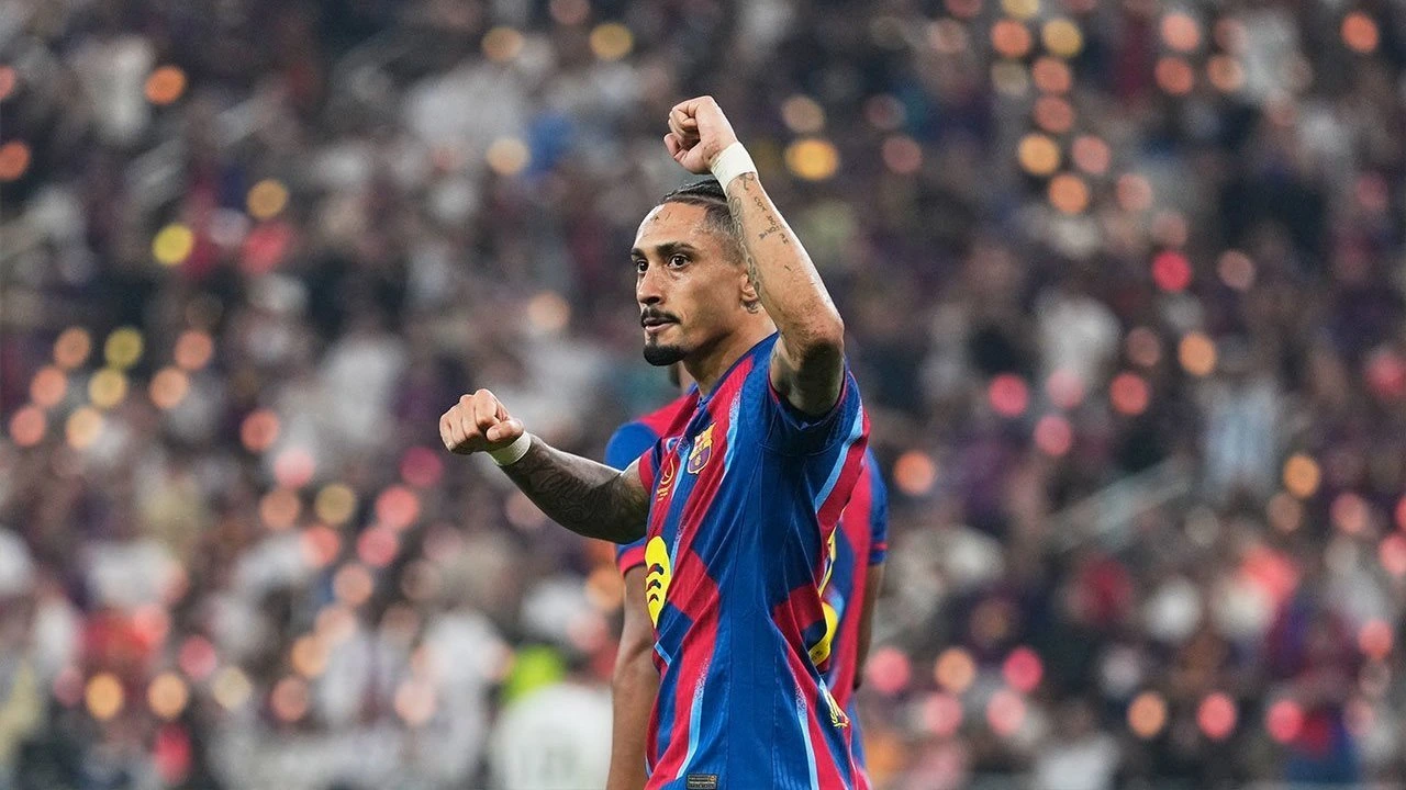 Raphinha Selebrasi Barcelona